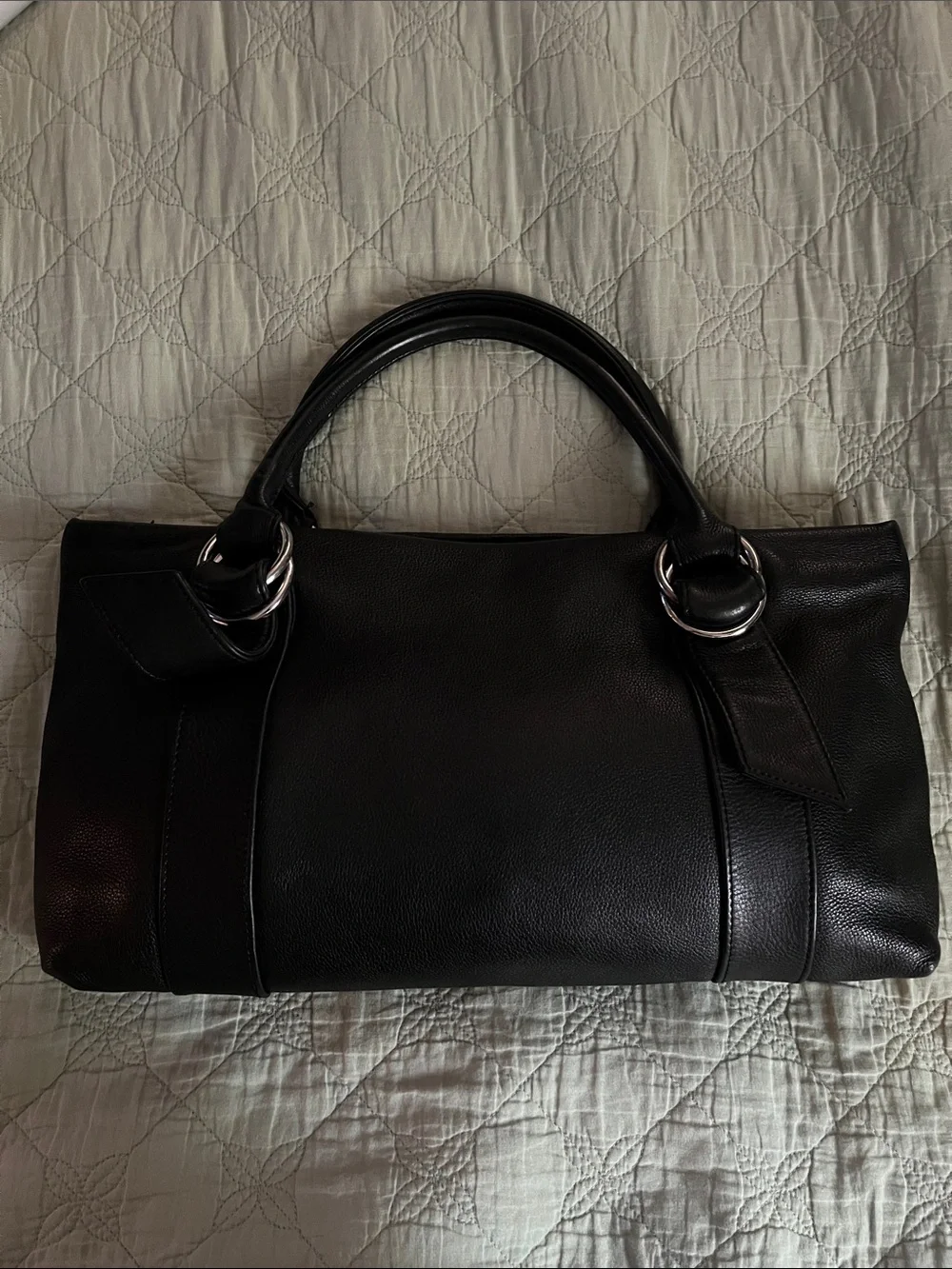 🍓TRADED🍓90s/Y2K EXPRESS Genuine Leather Satchel Handbag
